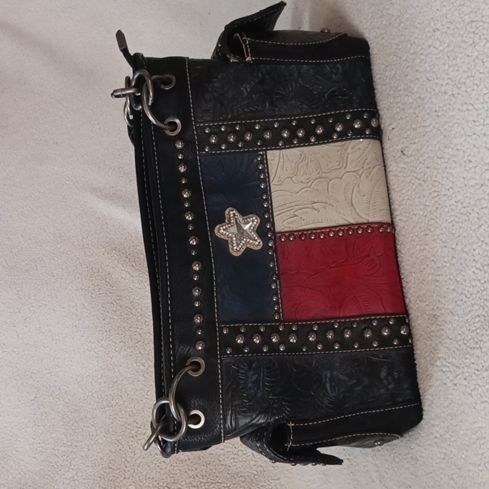 Montana West Texas Pride Handbag Leather